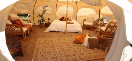 Fully mobile business Gillyweed glamping experience 