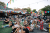 street festival with bunting