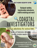 Flyer with QR code with details about the Coastal Investigators afterschool program