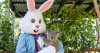 Easter Bunny holding a koala
