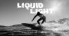 LIQUID LIGHT A solo exhibition by Salty_Sets Image of a surfer's silhouette about to pull of a wave with a sunflare in the background