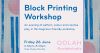 Pattern Play Block Printing Workshop June 2026